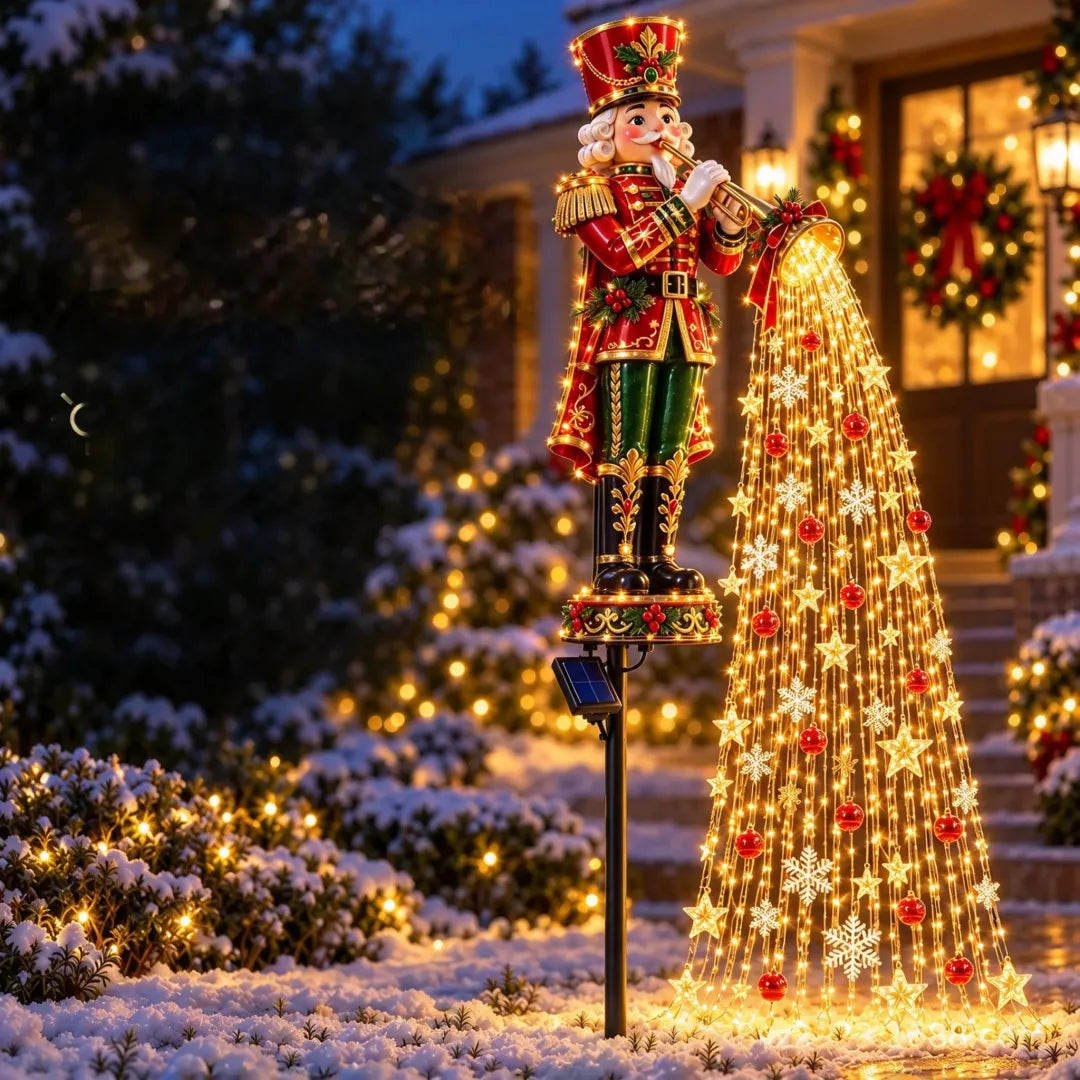 🔥 LAST DAY 49% OFF 🎅🎄Solar Powered Christmas Garden Lights