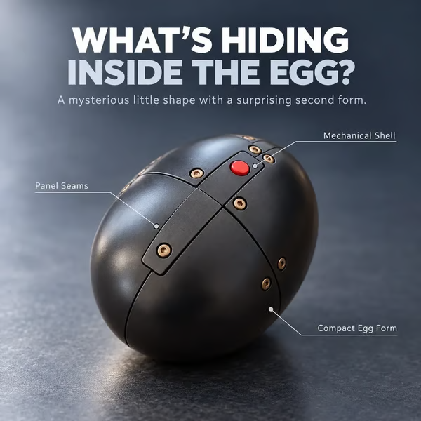đ„ LAST DAY 49% OFF đ„ đ„đ DragonMorph â Egg to Dragon Transforming Mechanical Toy