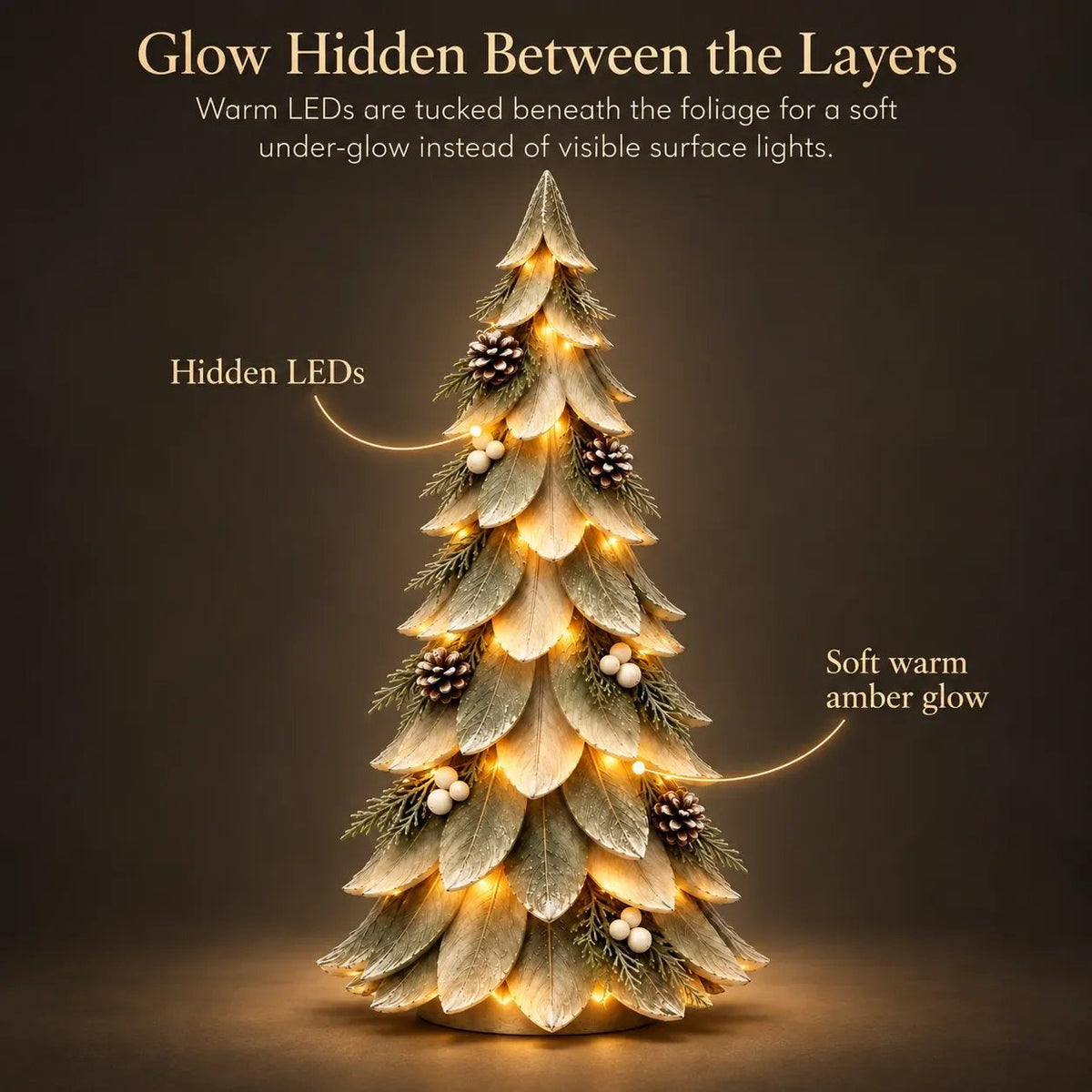 🎄 Last Day 50% OFF OFF ✨-🌿 Winterleaf Glow Christmas Tree🌟