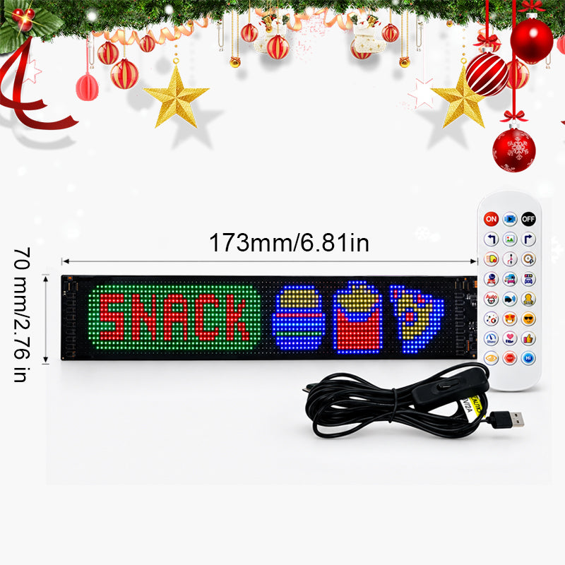 🔥 Last Day 50% OFF✨-Smart App-Controlled Christmas LED Pixel Display