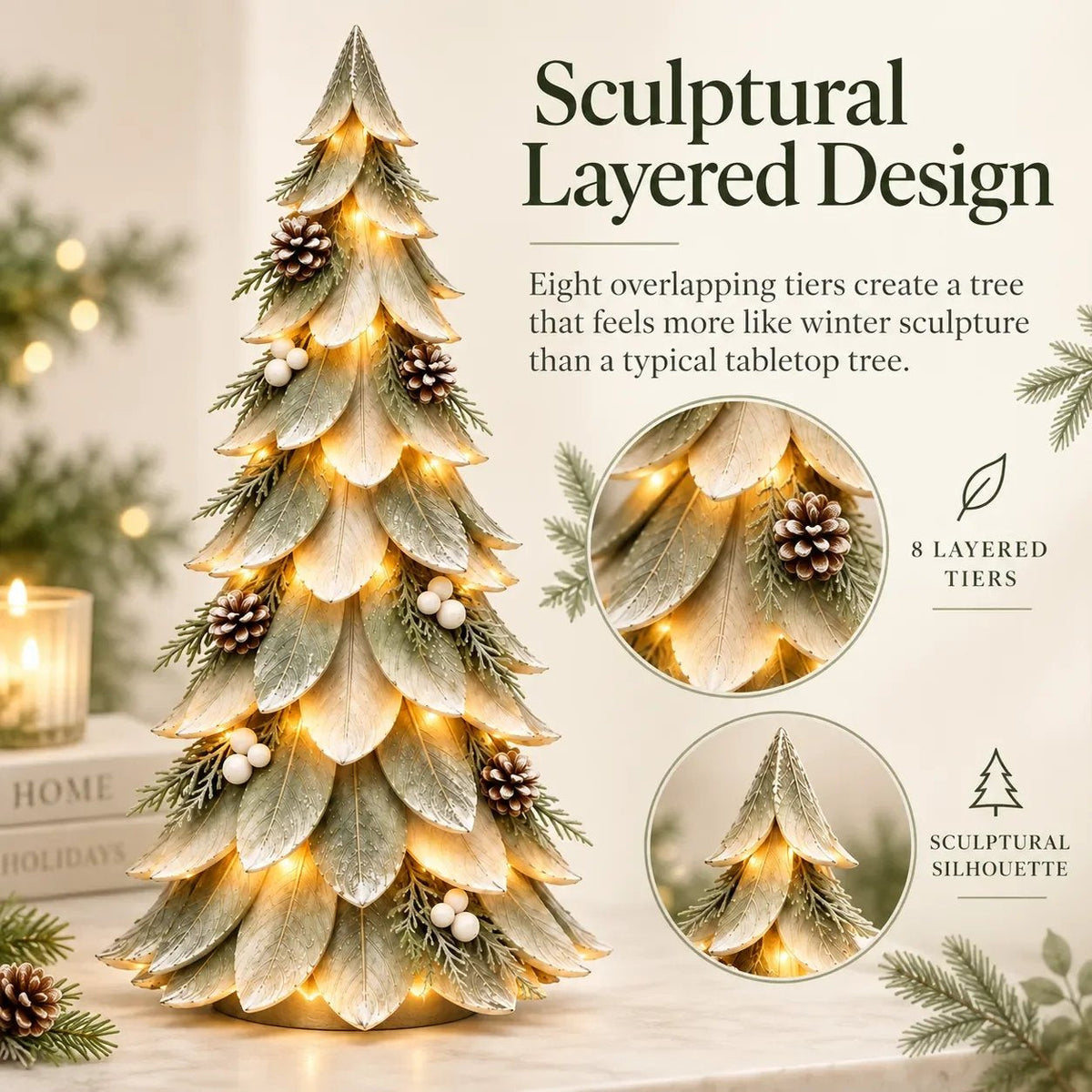 🎄 Last Day 50% OFF OFF ✨-🌿 Winterleaf Glow Christmas Tree🌟