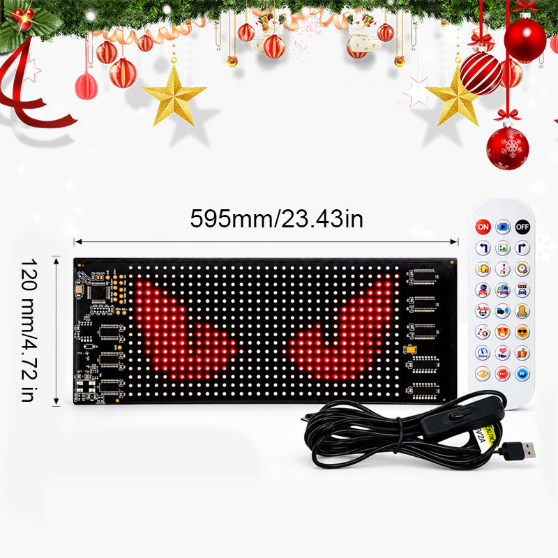 🔥 Last Day 50% OFF✨-Smart App-Controlled Christmas LED Pixel Display