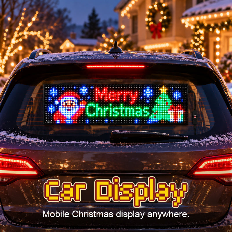 🔥 Last Day 50% OFF✨-Smart App-Controlled Christmas LED Pixel Display