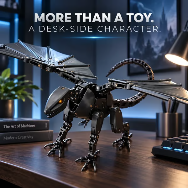🔥 LAST DAY 49% OFF 🔥 🥚🐉 DragonMorph – Egg to Dragon Transforming Mechanical Toy