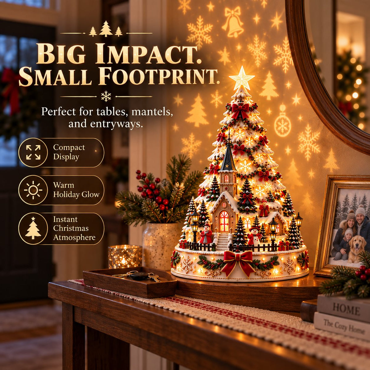 🎄Christmas Village Lightscape Tree-🤩50% OFF