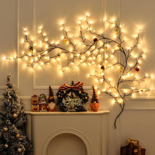 🎁 LAST DAY 50% OFF – Flexible Branch Christmas Lights🎄 – DIY Holiday Decor